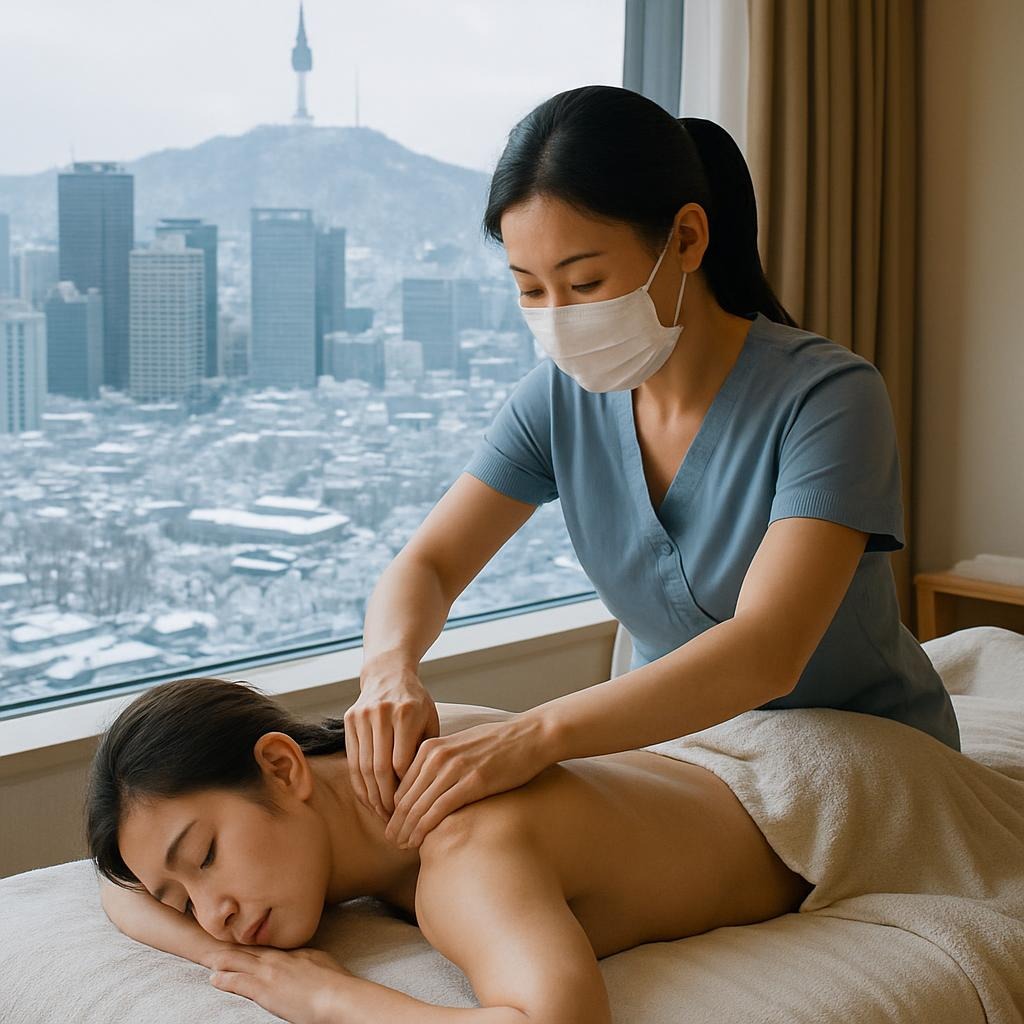 바쁜 하루 끝, 서울에서 받아본 윈터 출장마사지 경험담